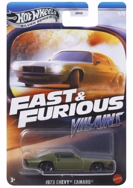 Fast & Furious Villains #4/5 Chevy Camaro 1973 Grønn