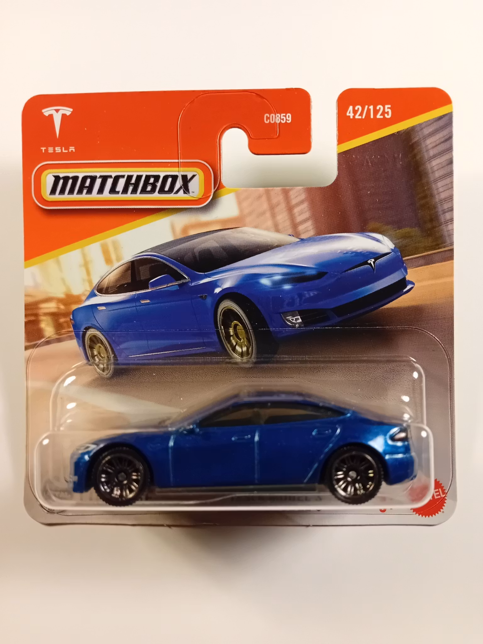 Tesla Model S Blå #42