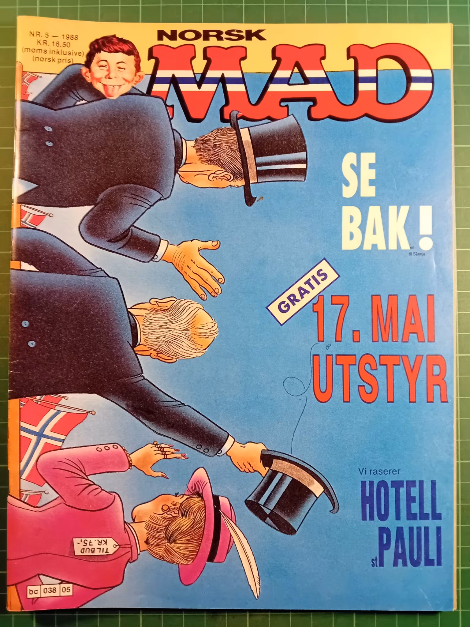 Mad 1988 - 05 m/17 Mai utstyr