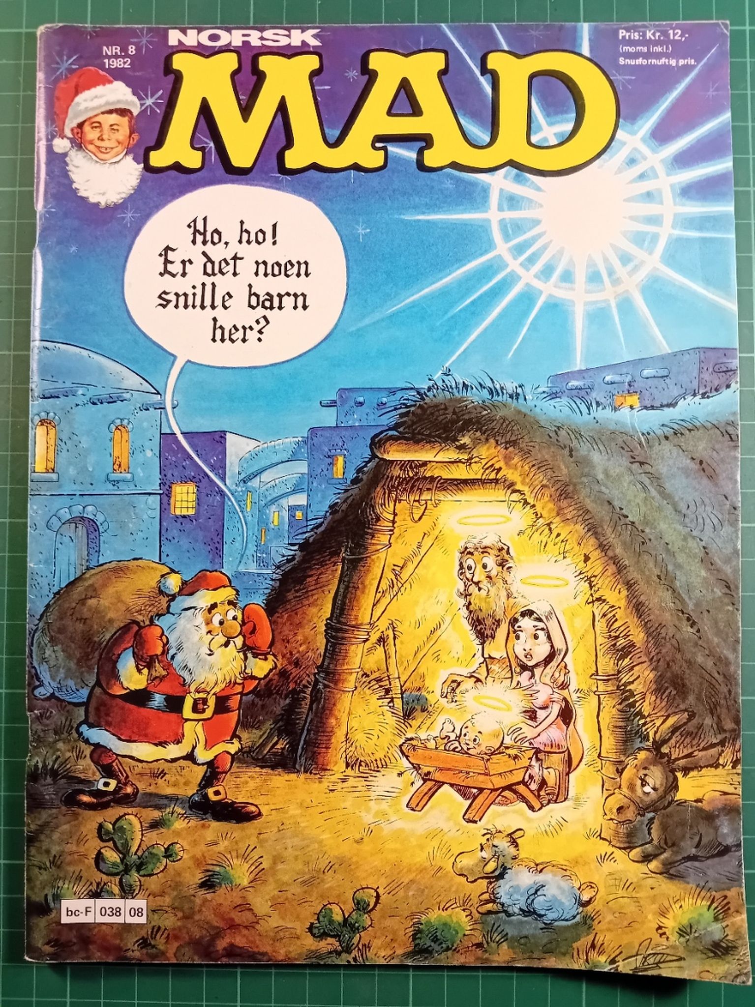 Mad 1982 - 08 m/Julemaske