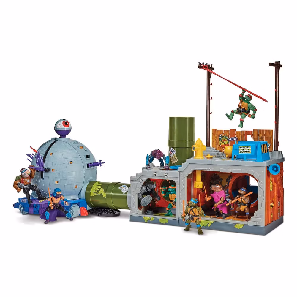 Teenage Mutant Ninja Turtles Building Secret Sewer Lid Playset Mutant Module (Totalpris 998,-)