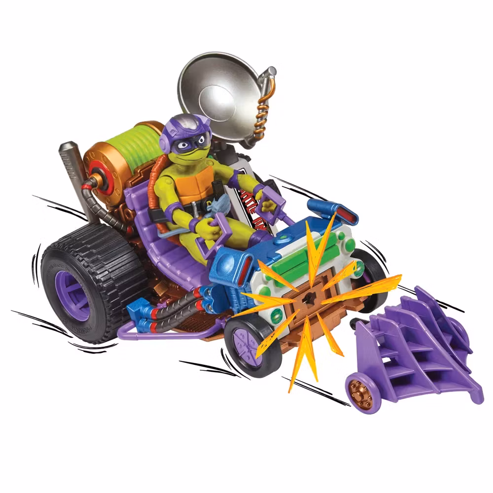Tales of the Teenage Mutant Ninja Turtles : Recon buggy med Donatello