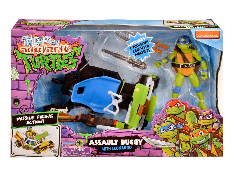 Tales of the Teenage Mutant Ninja Turtles : Assault buggy med Leonardo