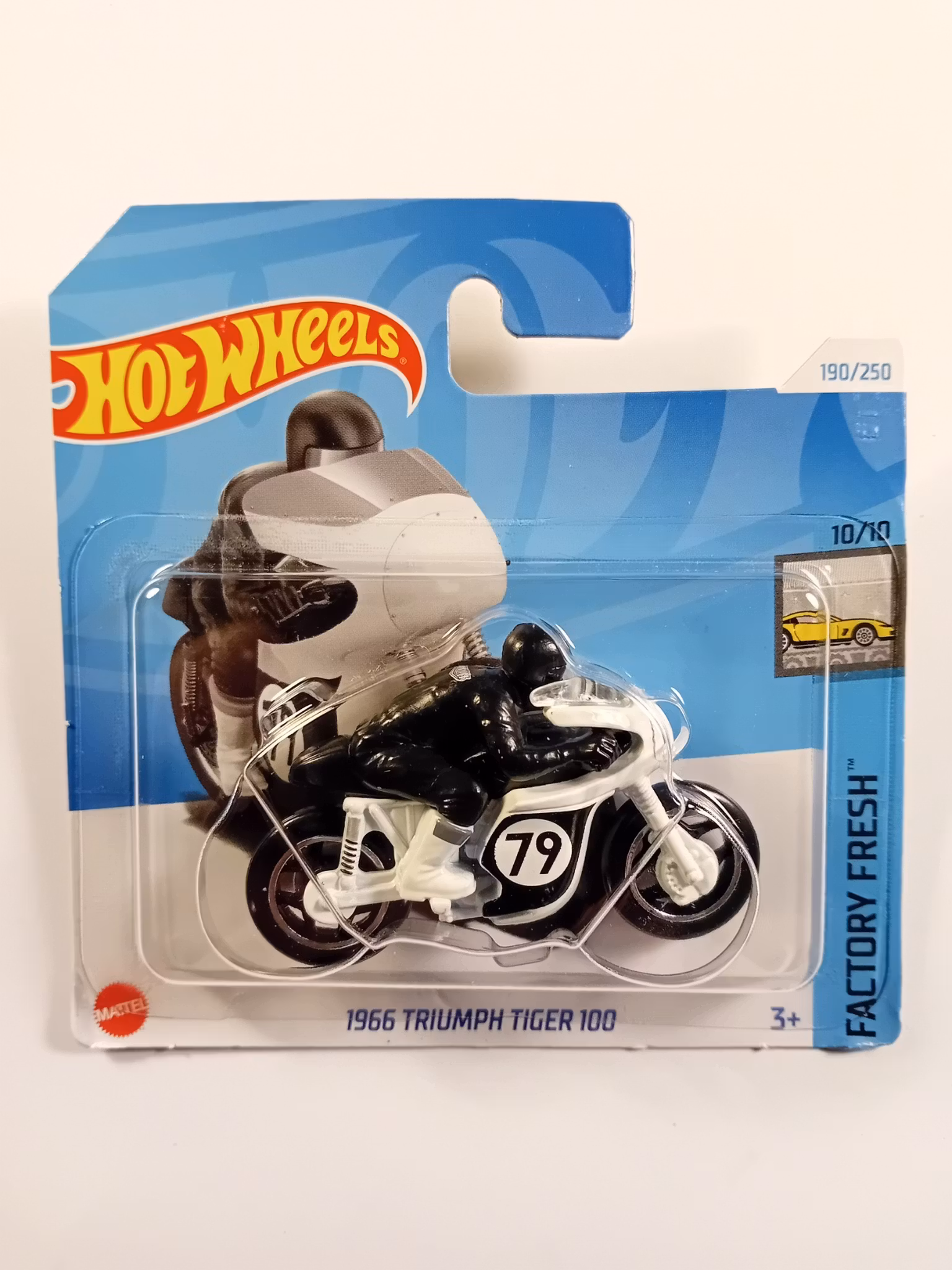 Triumph Tiger 100 1966 Hvit m/Sort fører #190