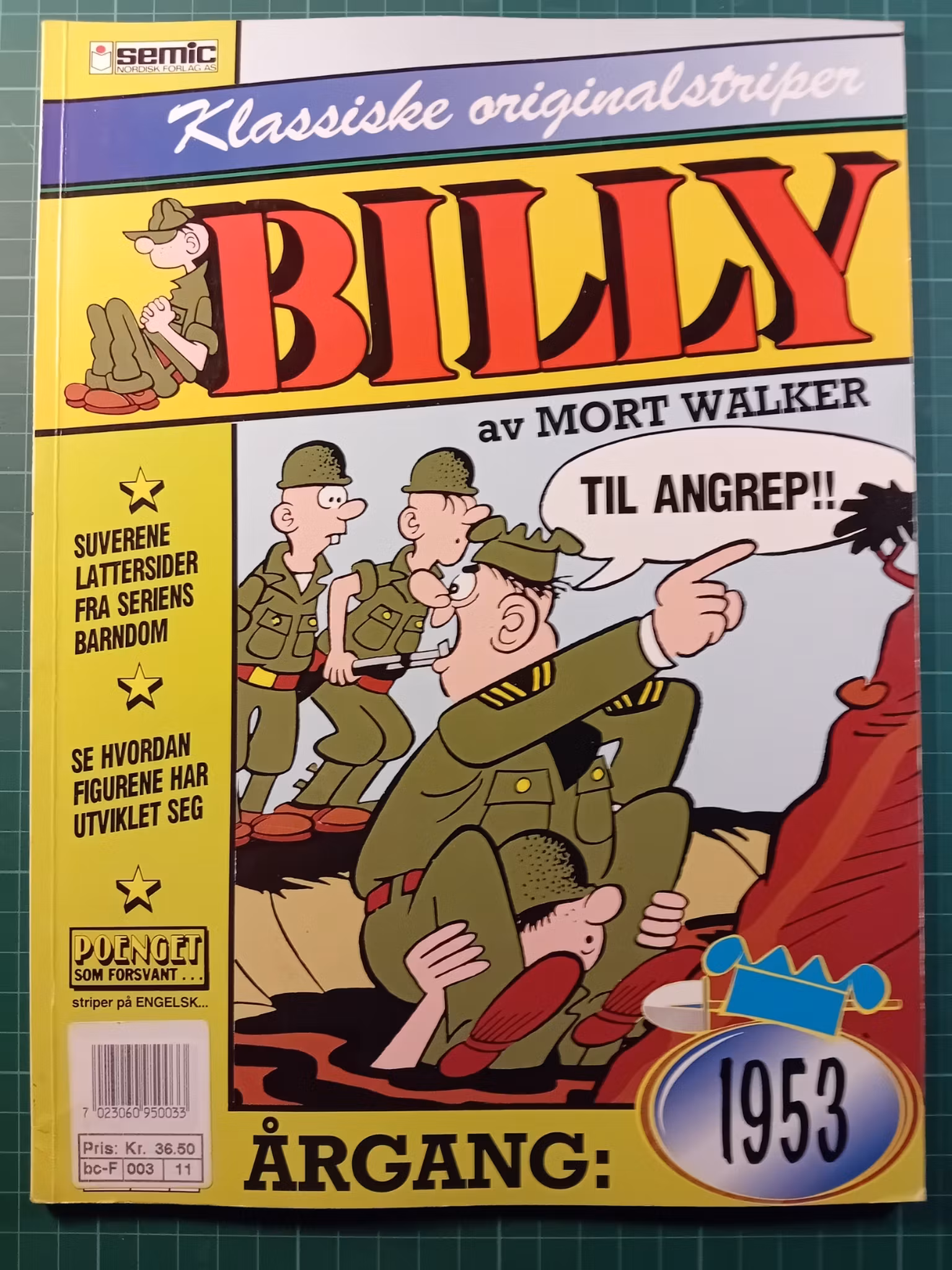 Billy : Klassiske originalstriper 1953