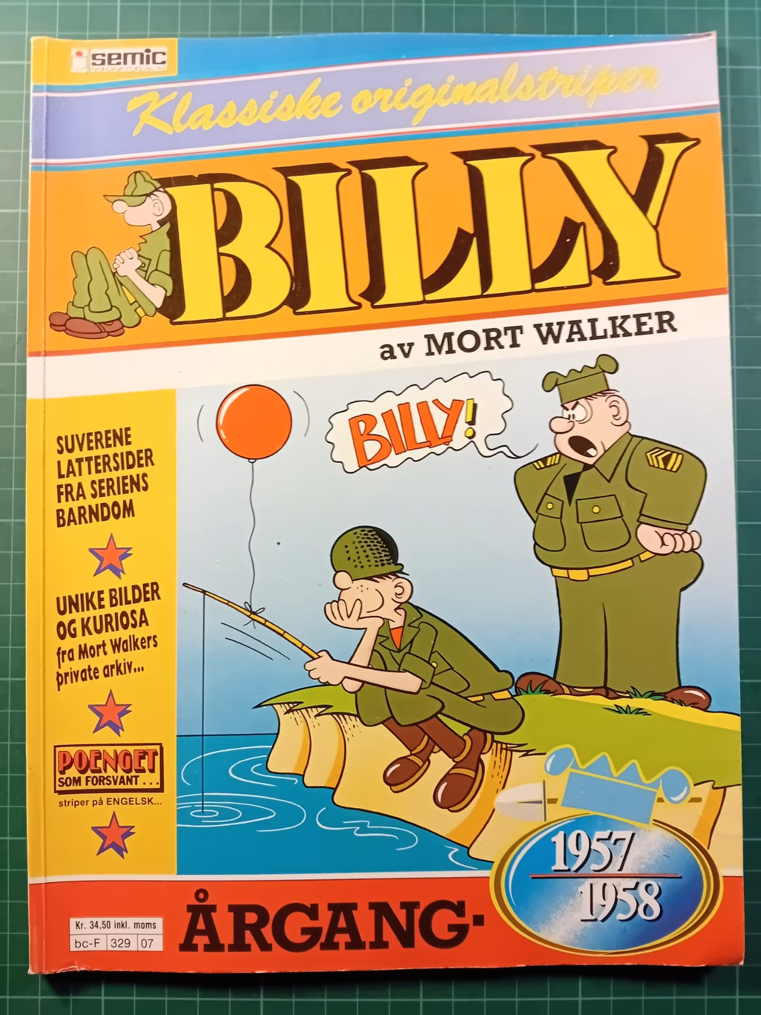 Billy : Klassiske originalstriper 1957/58