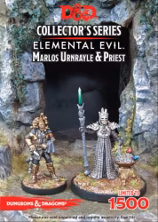 D&D Collector's series Elemental evil Marlos urnrayle & earth priest (Limited til 1500 eksemplarer)