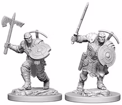 D&D Nolzur's marvelous miniatures Earth Genasi fighter 2 pack
