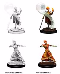 D&D Nolzur's marvelous miniatures Fire Genasi female wizard 2 pack