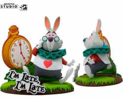 Disney's alice in wonderland: White rabbit 1:10 pvc statue