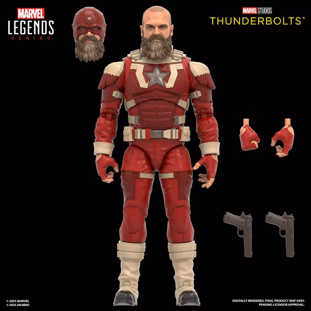 Thunderbolts Marvel Legends Action Figure 2-Pack Yelena Belova & Red Guardian 15 cm (Totalpris 698,-)