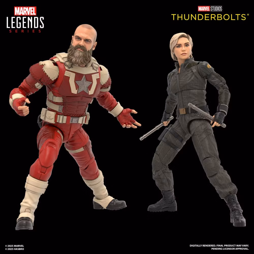 Thunderbolts Marvel Legends Action Figure 2-Pack Yelena Belova & Red Guardian 15 cm (Totalpris 698,-)