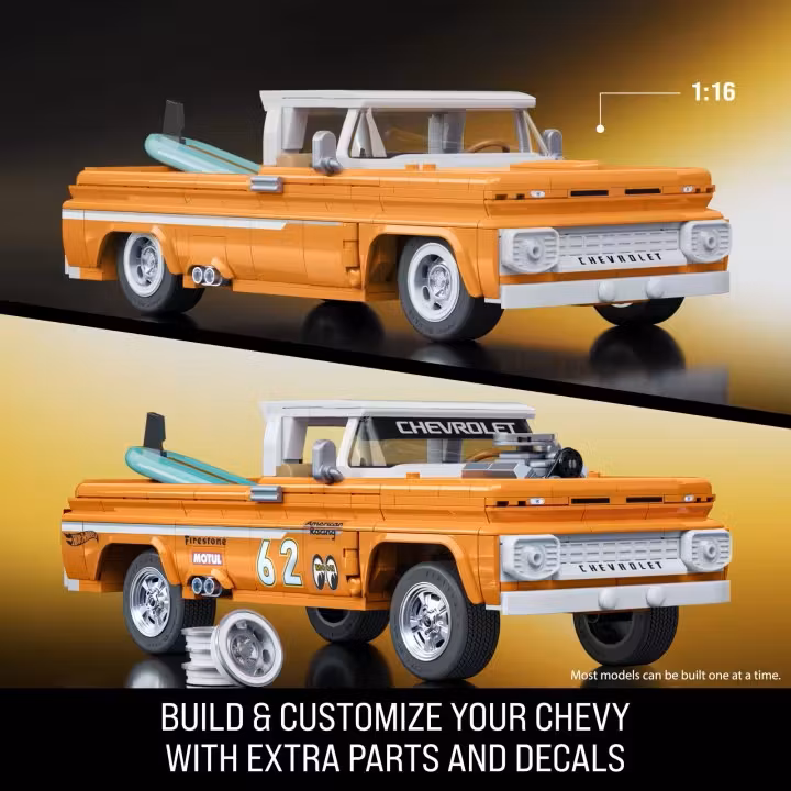 Mattel Brick Shop Hot Wheels Elite Series 1962 Chevy Pickup (Totalpris 795,-)