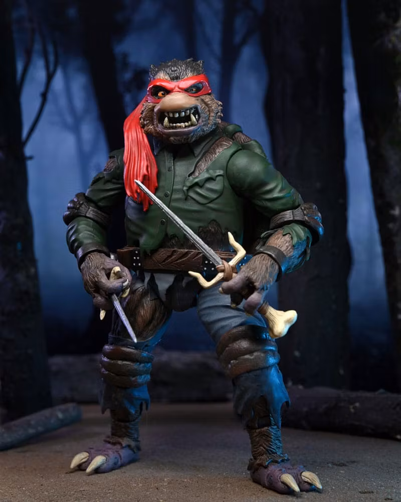 Universal Monsters x Teenage Mutant Ninja Turtles Action Figure Ultimate Raphael as The Wolfman 18 cm