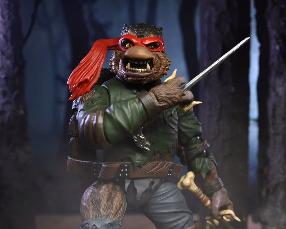 Universal Monsters x Teenage Mutant Ninja Turtles Action Figure Ultimate Raphael as The Wolfman 18 cm