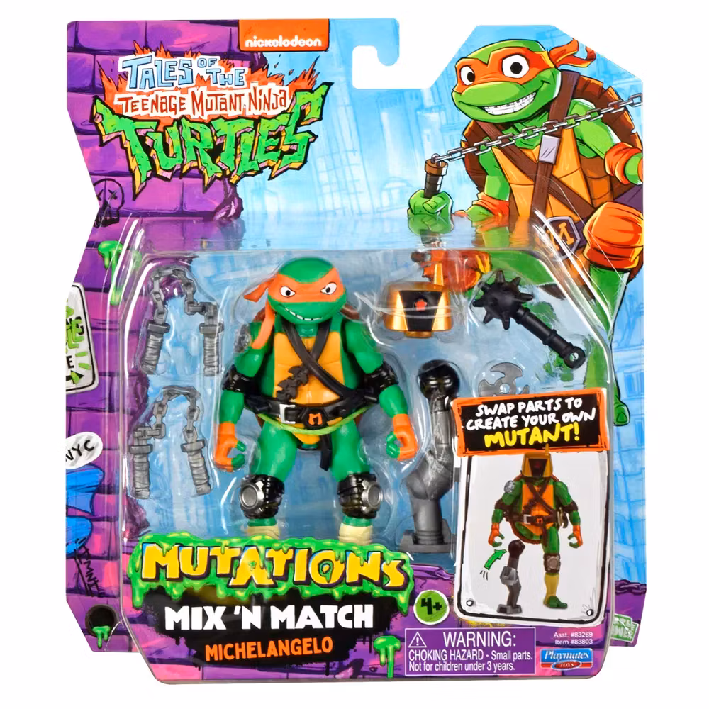 Turtles Tales Of Mutations Basic Figure Michelangelo