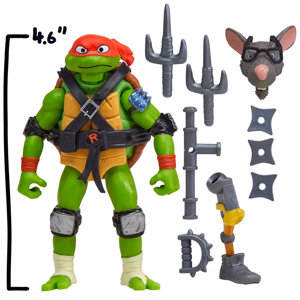 Turtles Tales Of Mutations Basic Figure Michelangelo