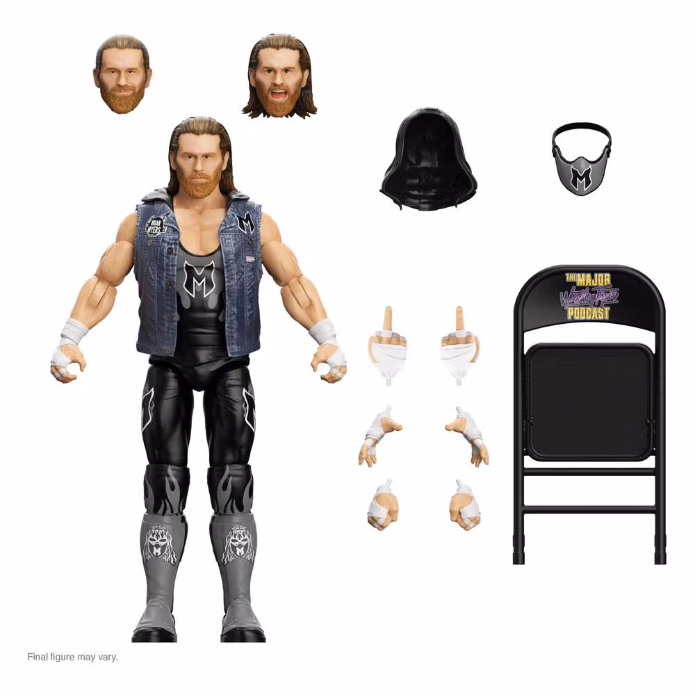 Major Wrestling Podcast Ultimates Action Figure Wave 2 Brian Myers 18 cm