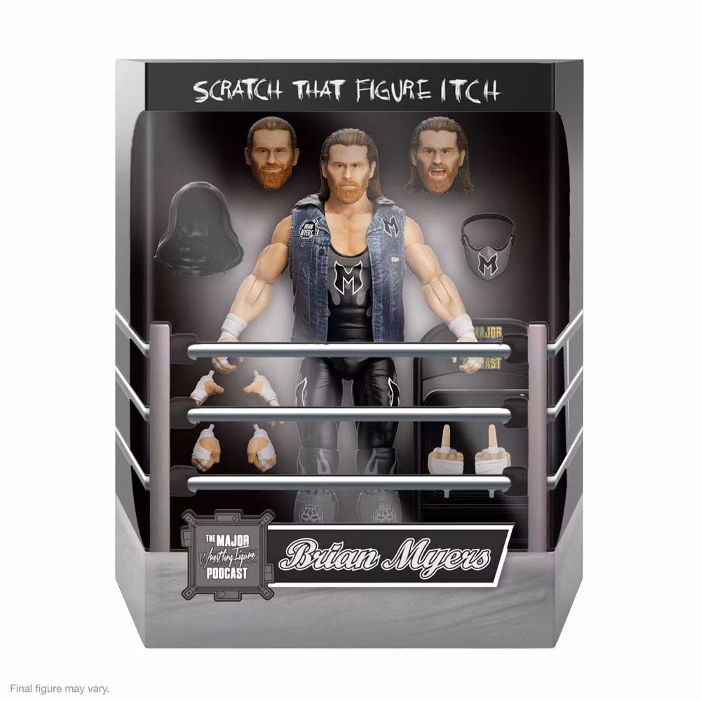 Major Wrestling Podcast Ultimates Action Figure Wave 2 Brian Myers 18 cm