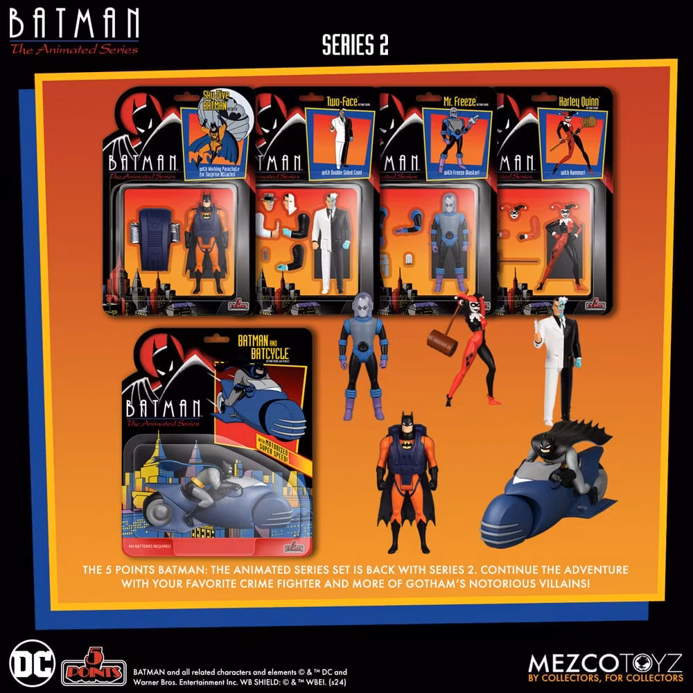 Batman: The Animated Series Deluxe Box Set 9 cm (Totalpris 1.295,-)