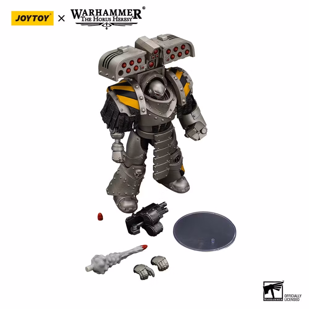 Warhammer The Horus Heresy Action Figure 1/18 lron Warriors Tyrant Siege Master Terminator with Rocket launcher 14 cm (Totalpris 639-)