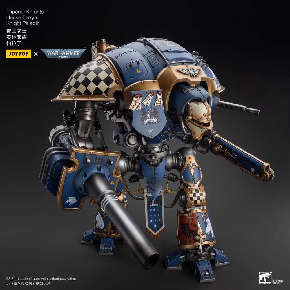 Warhammer 40k Action Figure 1/18 Imperial Knights House Terryn Knight Paladin 54 cm (Totalpris 7.495,-)