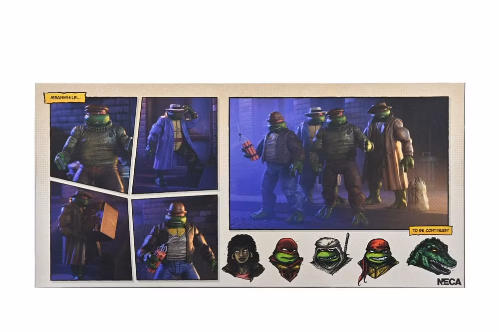 Teenage Mutant Ninja Turtles Action Figure 4 Pack Gangster Turtles 18 cm (Totalpris 2195,-)