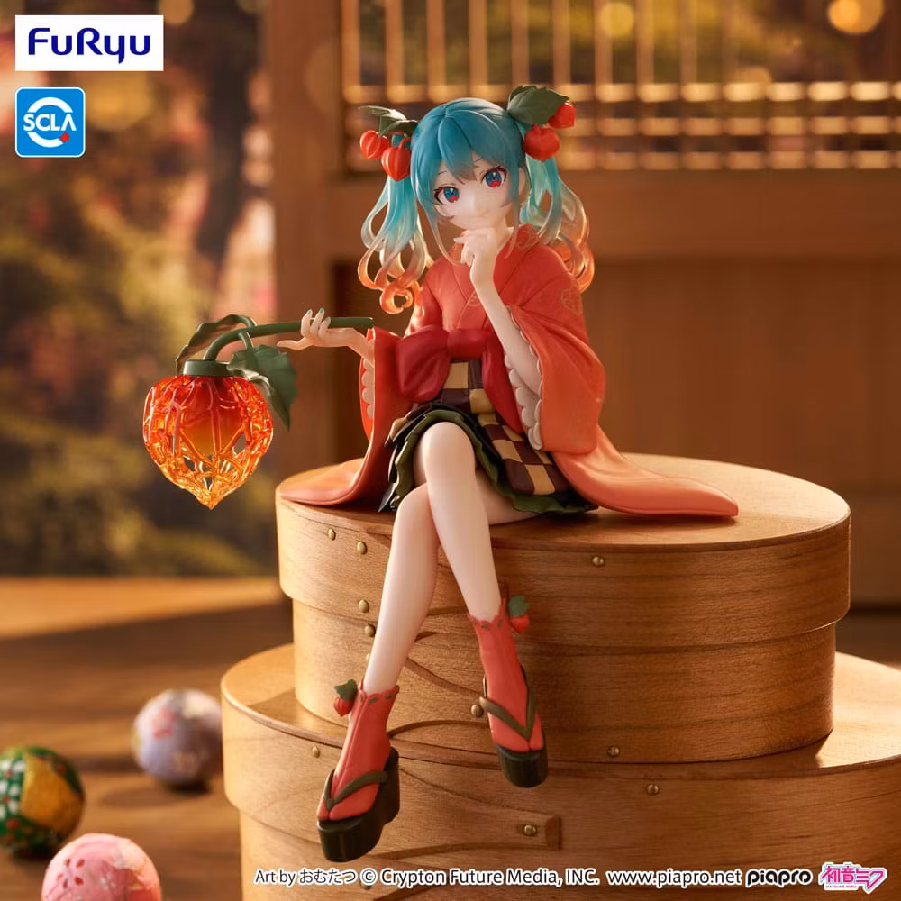 Hatsune Miku Noodle Stopper PVC Statue Flower Fairy Winter Cherry 15 cm (Totalpris 379,-)