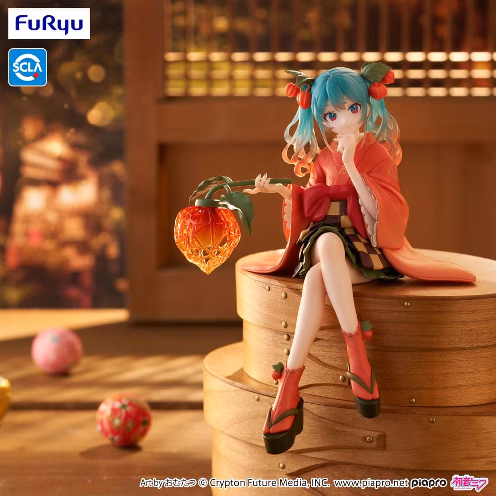 Hatsune Miku Noodle Stopper PVC Statue Flower Fairy Winter Cherry 15 cm (Totalpris 379,-)