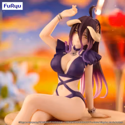 Overlord Noodle Stopper PVC Statue Albedo Swimsuit Dark Purple Color Ver. 16 cm (Totalpris 379,-)