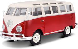 Volkswagen Van Samba Rød 1:24