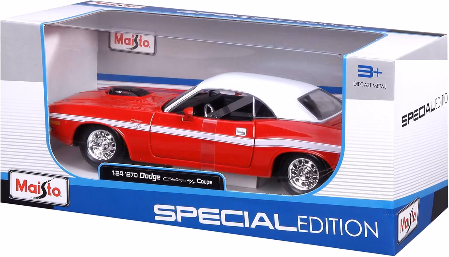 Dodge Challenger R/T Coupe 1970 Rød 1:24