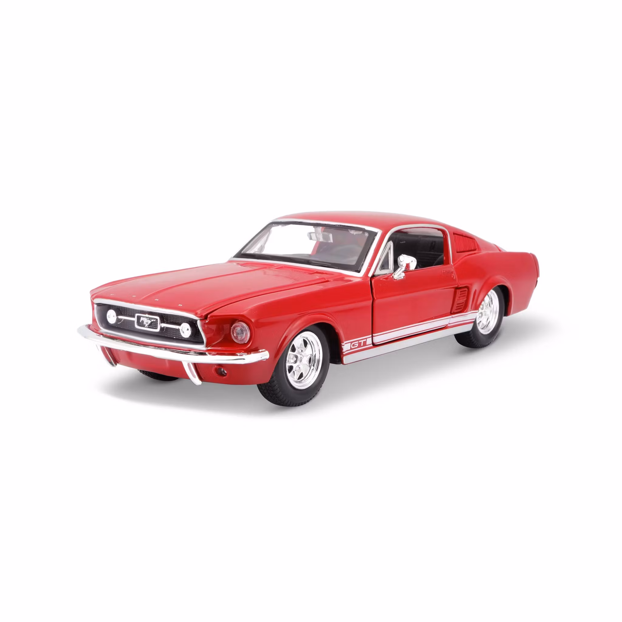Ford Mustang GT 1967 Rød 1:24