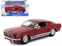 Ford Mustang GT 1967 Rød 1:24