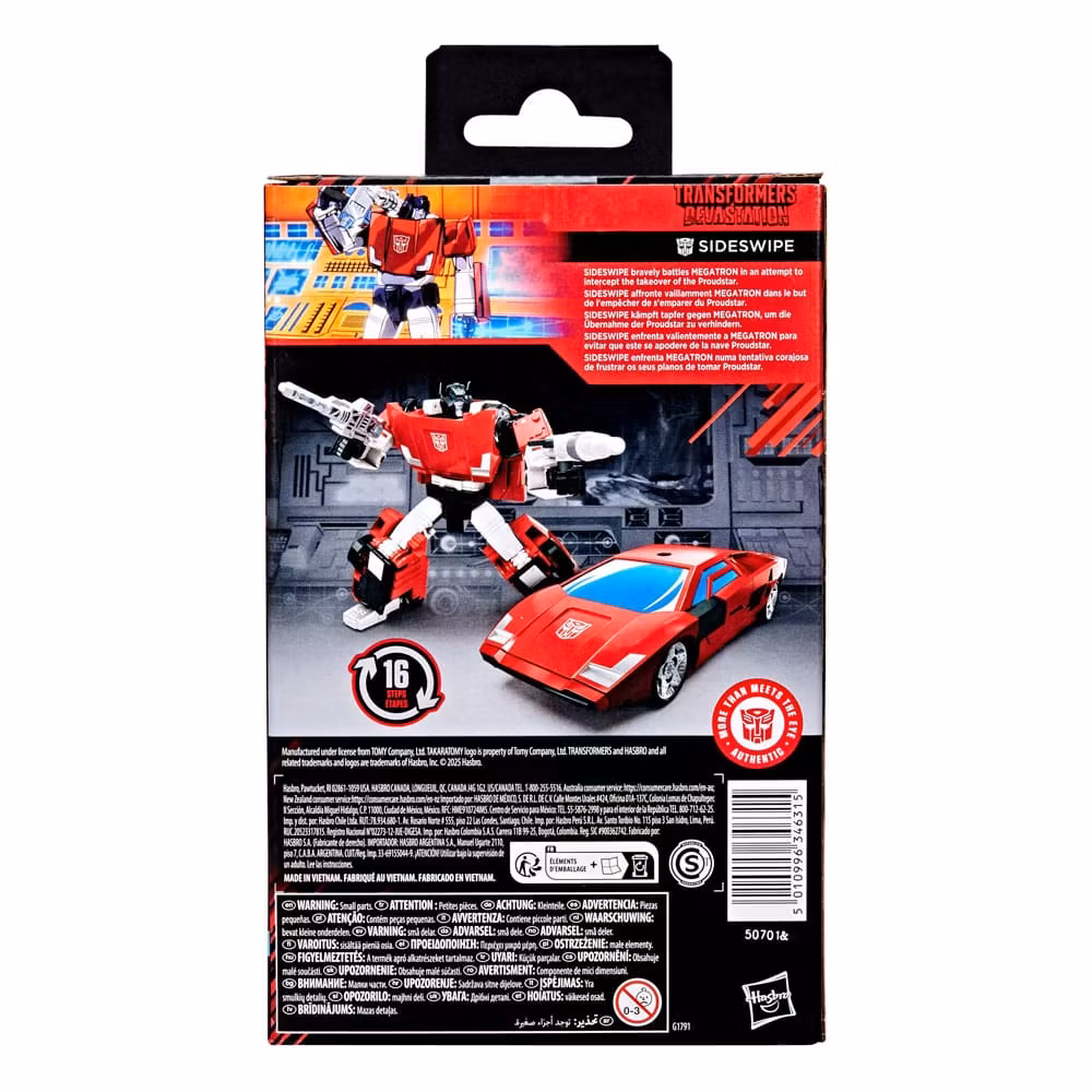 Transformers: Devastation Studio Series Deluxe Class Action Figure Sideswipe 11 cm (Totalpris 379,-)