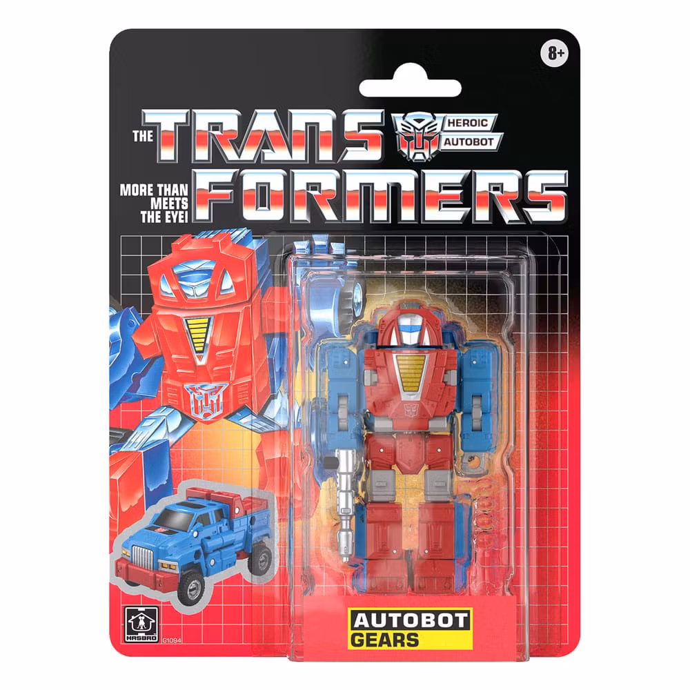 The Transformers Retro G1 Action Figure Autobot Gears 12 cm (Totalpris 379,-)