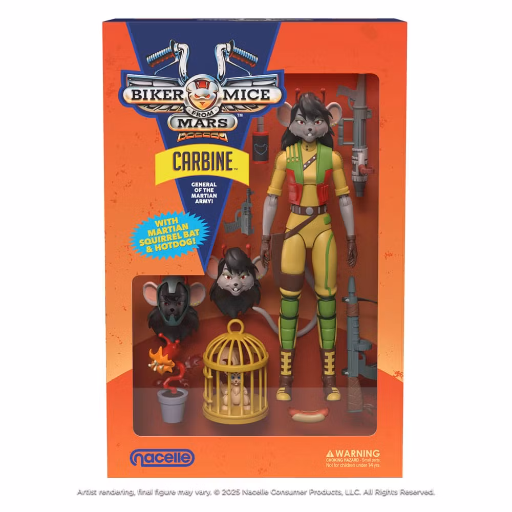 Biker Mice From Mars Action Figure Carbine 23 cm (Totalpris 699,-)