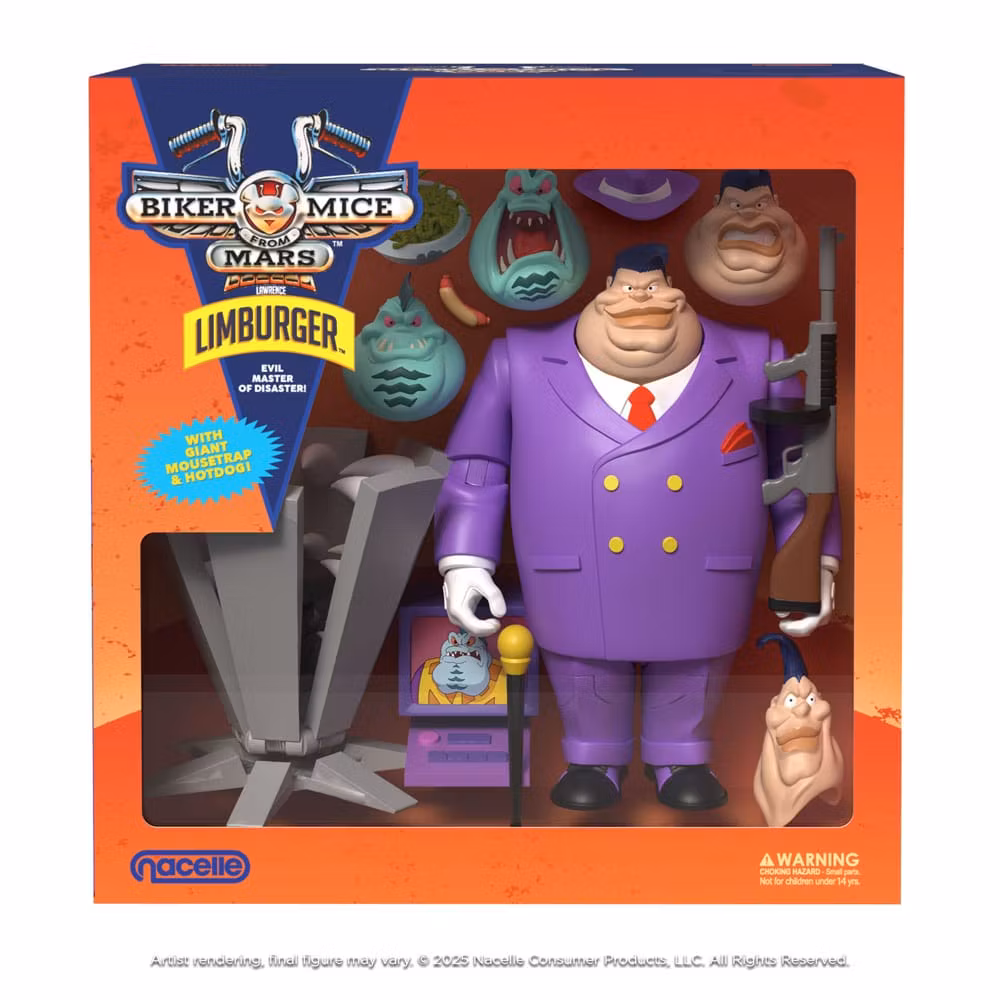 Biker Mice From Mars Action Figure Limburger 23 cm (Totalpris 699,-)