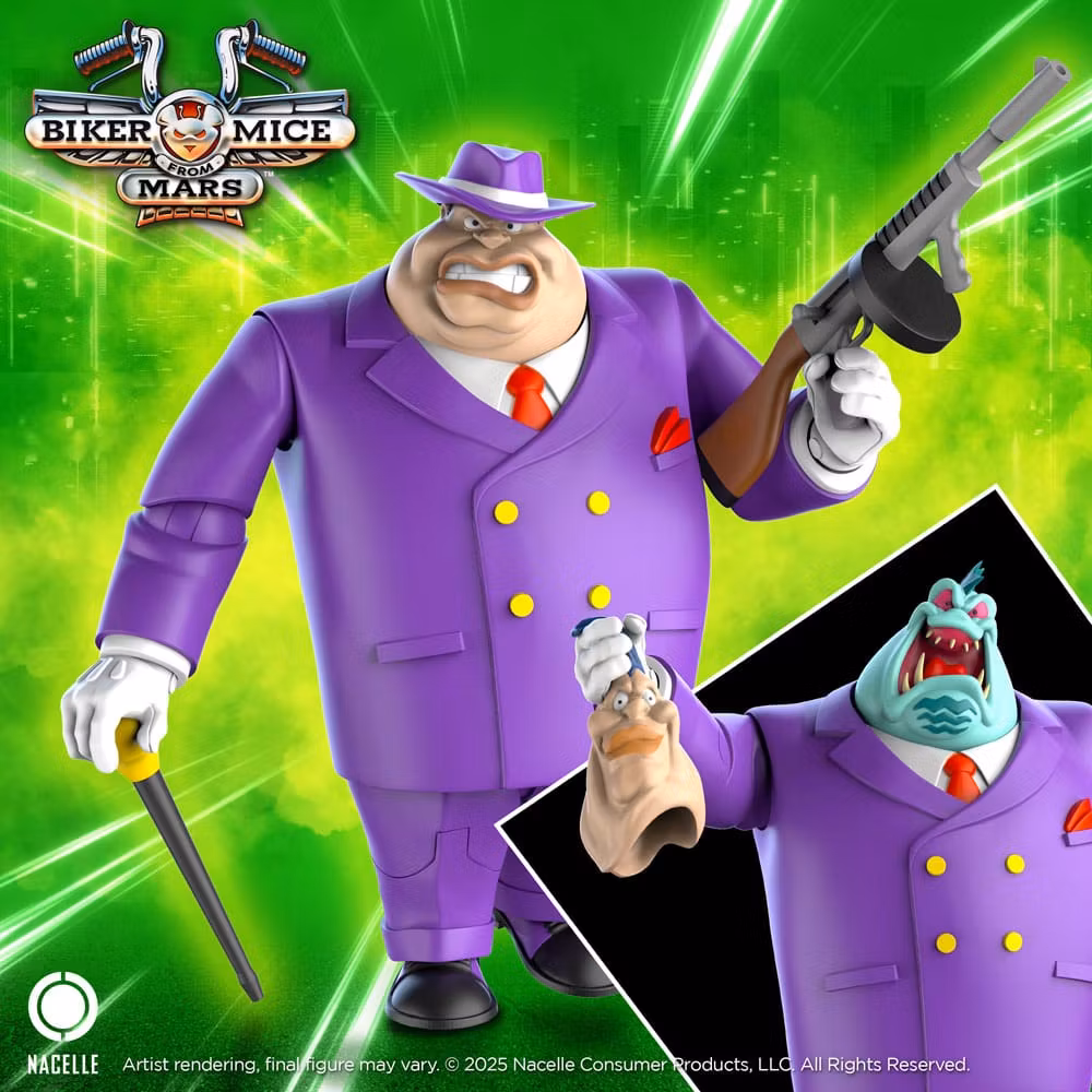 Biker Mice From Mars Action Figure Limburger 23 cm (Totalpris 699,-)