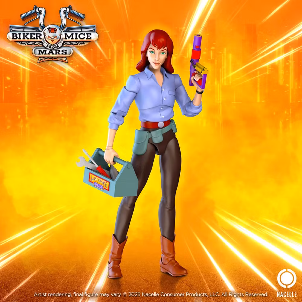 Biker Mice From Mars Action Figure Charley 23 cm (Totalpris 699,-)