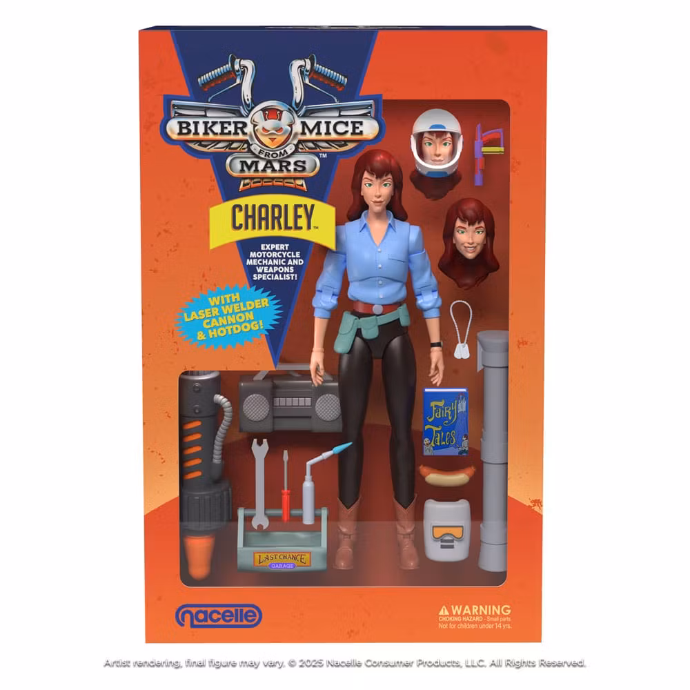 Biker Mice From Mars Action Figure Charley 23 cm (Totalpris 699,-)