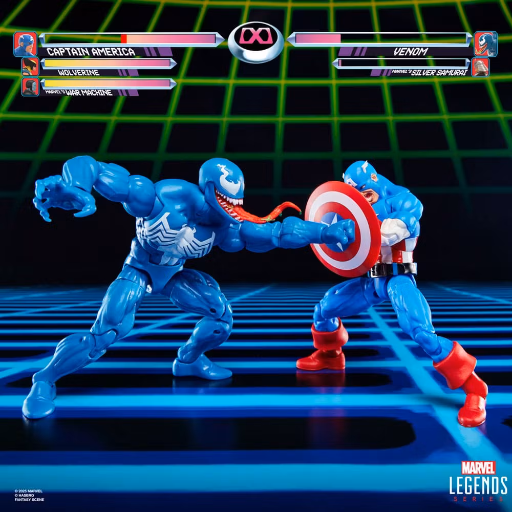 Marvel Legends Gamerverse Action Figure 2-Pack Captain America vs. Venom 15 cm (Totalpris 899,-)