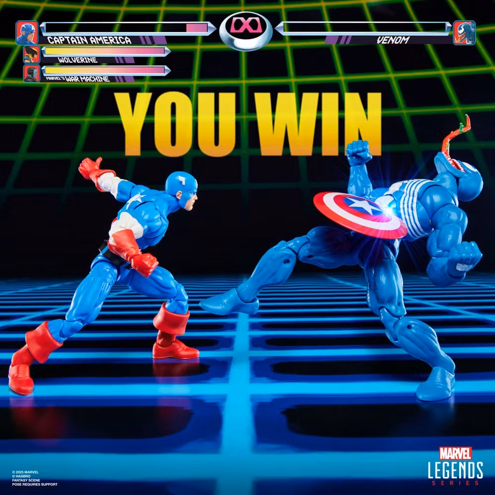 Marvel Legends Gamerverse Action Figure 2-Pack Captain America vs. Venom 15 cm (Totalpris 899,-)