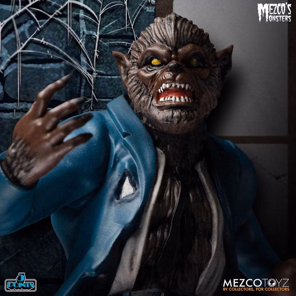 Mezco's Monsters 5 Points Action Figures Tower of Fear Deluxe Set 45cm
