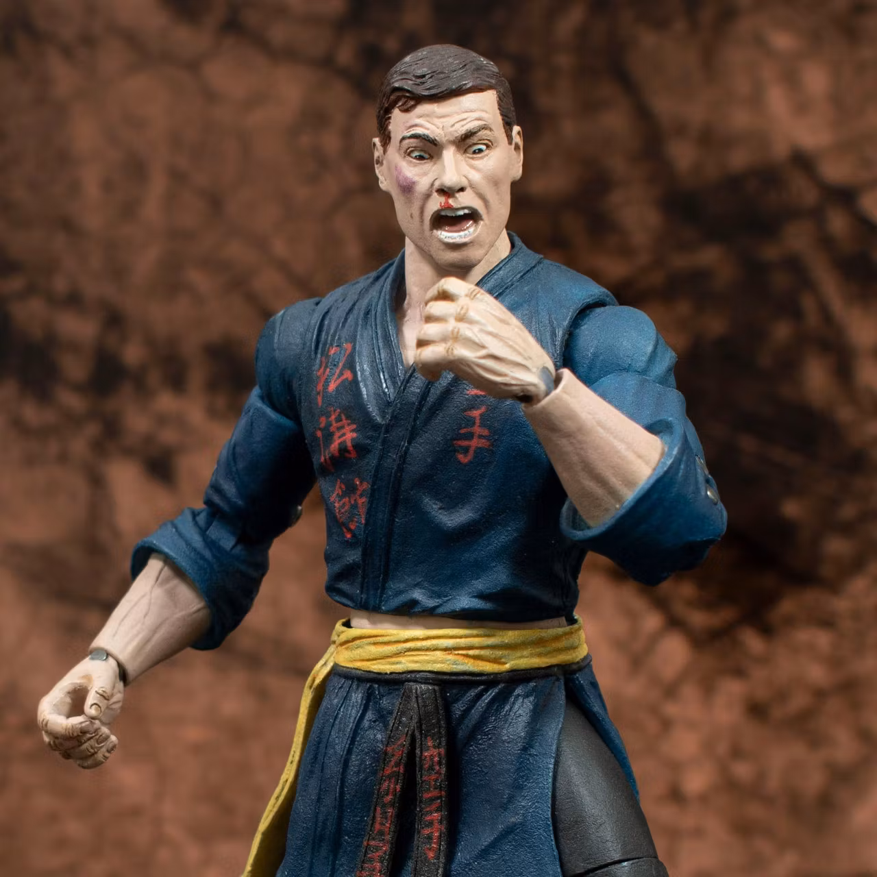 Jean-Claude Van Damme Deluxe Action Figure Blue Gi Version 18 cm