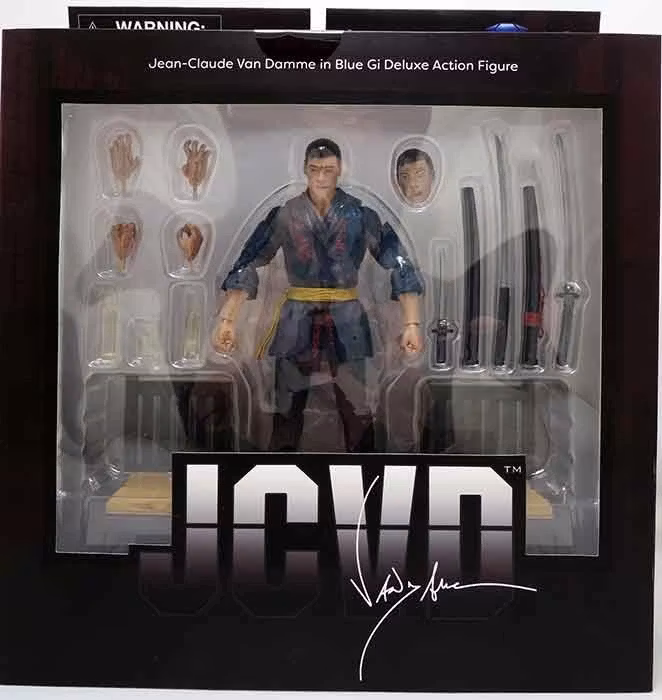 Jean-Claude Van Damme Deluxe Action Figure Blue Gi Version 18 cm