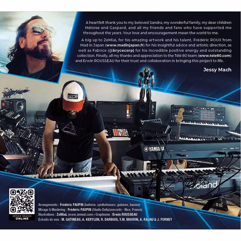 Jessy Mach: Anime legends reborn 33rpm Vinylplate (Limited 500 eks.)