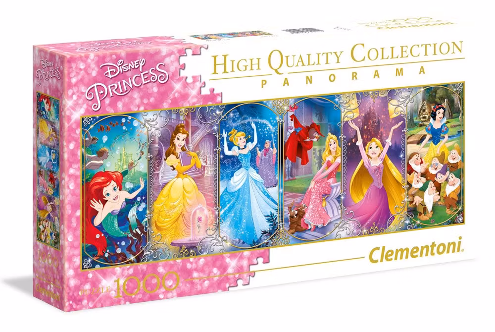 Puslespill Disney Panorama Puzzle Prinsesser (1000 biter)