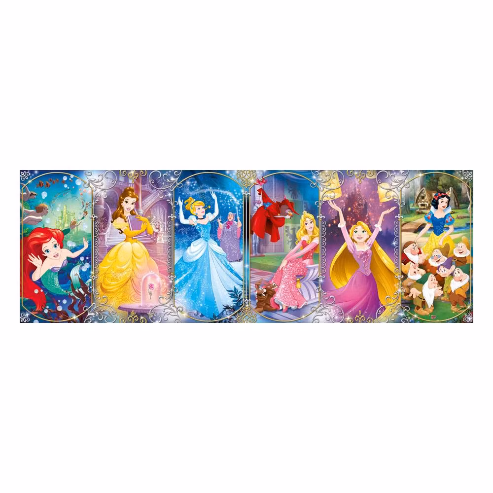 Puslespill Disney Panorama Puzzle Prinsesser (1000 biter)