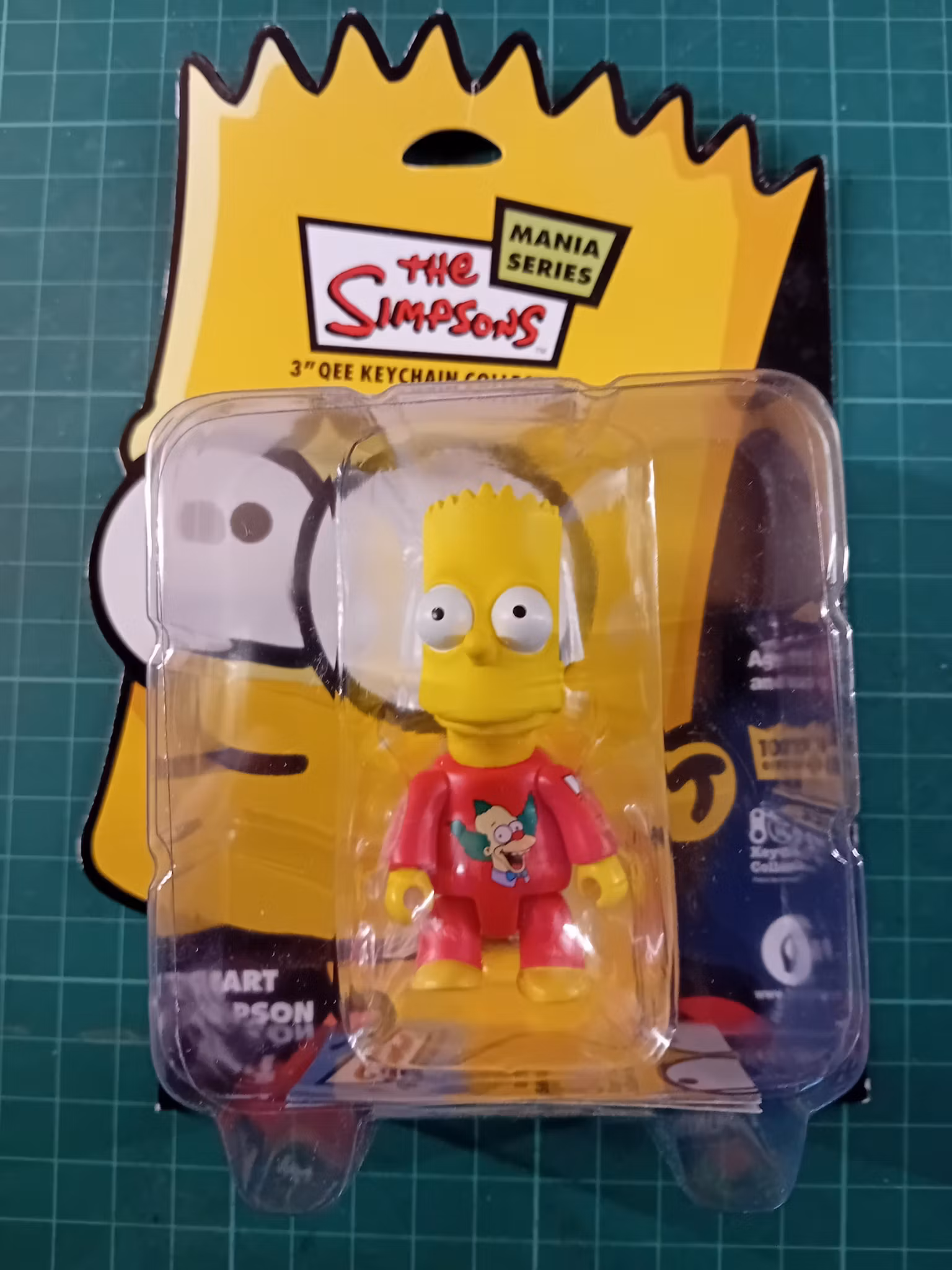 The Simpsons Mania series nøkkelring: Bart m/Crusty pysh